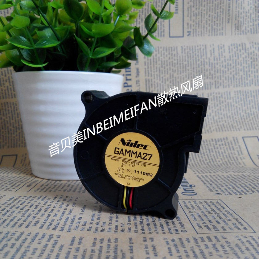 Nidec 6CM12V0 10A D06F-12SS9 YH7-2152 Ultra-quiet turbine cooling fan 3 lines