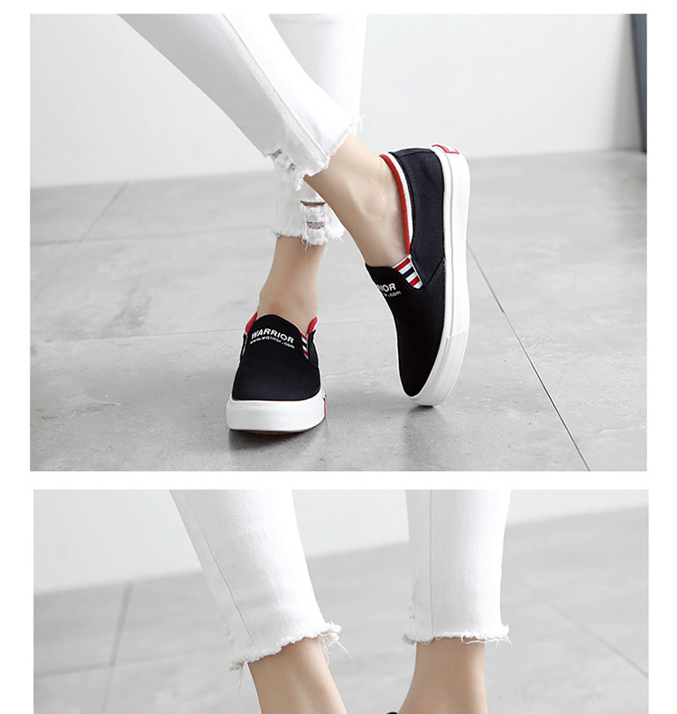 [Mã phá vỡ] kéo lại đôi giày vải giày sneaker nữ