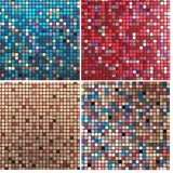 Самостоятельная мозаичная наклейка на стенах