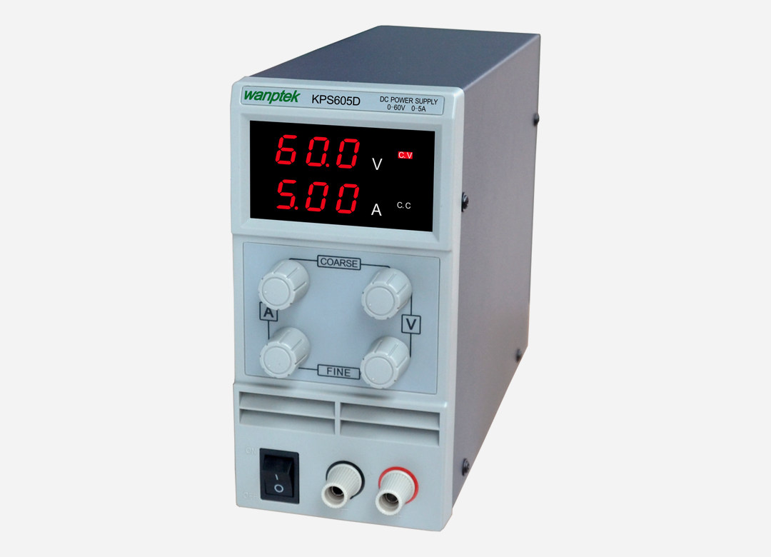 Solid test KPS605DF mobile phone repair power supply 60V 5A Adjustable digital display DC voltage stabilized test mini-type switch
