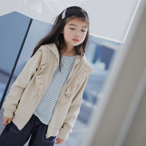 Diaoti childrens clothing (spot) Sunshine sister Amoy woolen circle sports hoodie ~ Insect Sound home