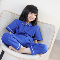 Diaoti childrens clothing ~ (spot) the choice of hot summer beautiful cotton and linen blend home pajamas set ~ insect home