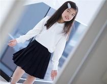 Dioshi childrens clothing ~ (spot) special classic Wild jk pleated skirt (anti-light) ~ Insect Sound home