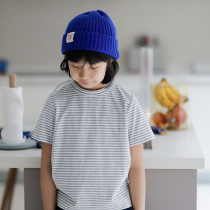 (Persimmon spot) beloved basic stripe Guinea cotton parent-child t ~ (do not return do not change)