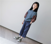 Persimmon (spot) unaffordable summer vacation atmosphere parent-child Bud short sleeve ~ worm ring