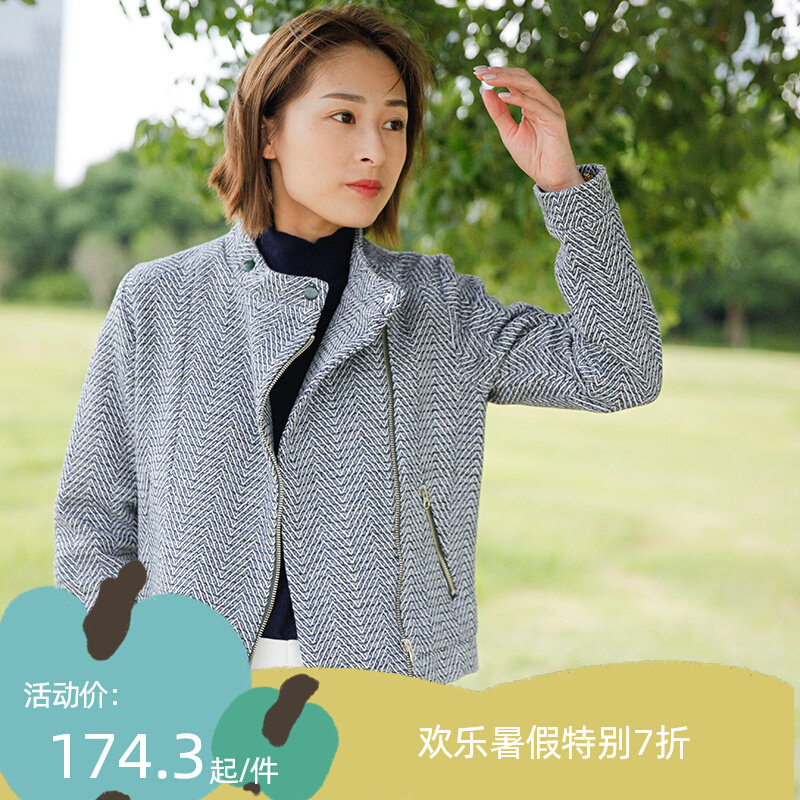 Thick wool classic motorcycle jacket jacket ~ jillandandrea insect ring home