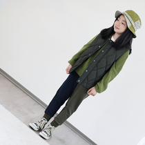 Dioshi childrens clothing ~ (spot) cool a 5A White Goose Down parent-child classic camping vest ~ Insect Sound home