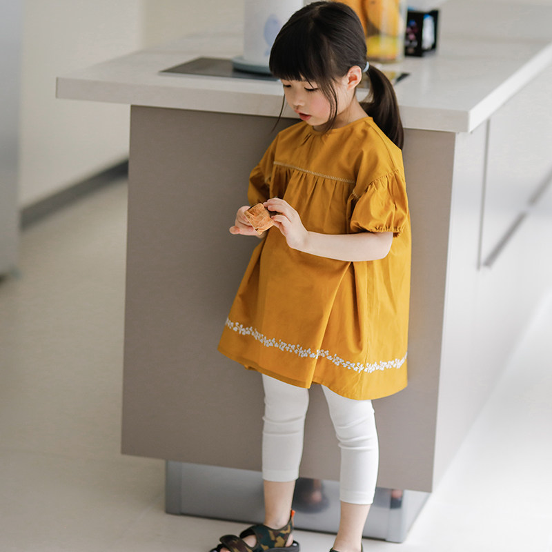 (40% off special offer) (persimmon twig) spot knock exquisite French cute mid-length doll shirt~ Chongxiangjia