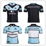 2018 New Zealand NRL sân nhà và sân khách cá mập phù hợp với áo cá mập CRONULLA SHARKS Rugby