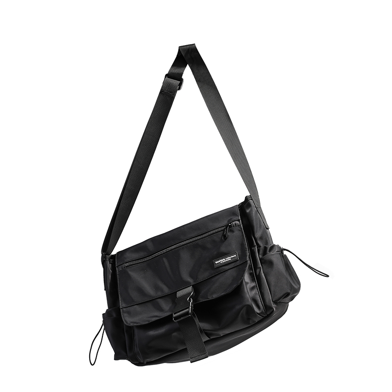 VAOPER Skew Satchel Bag for men's bag Large capacity single shoulder bag Female Tide Card Hip Hop Bag Day Ensemble Casual Bag Tooling Bag