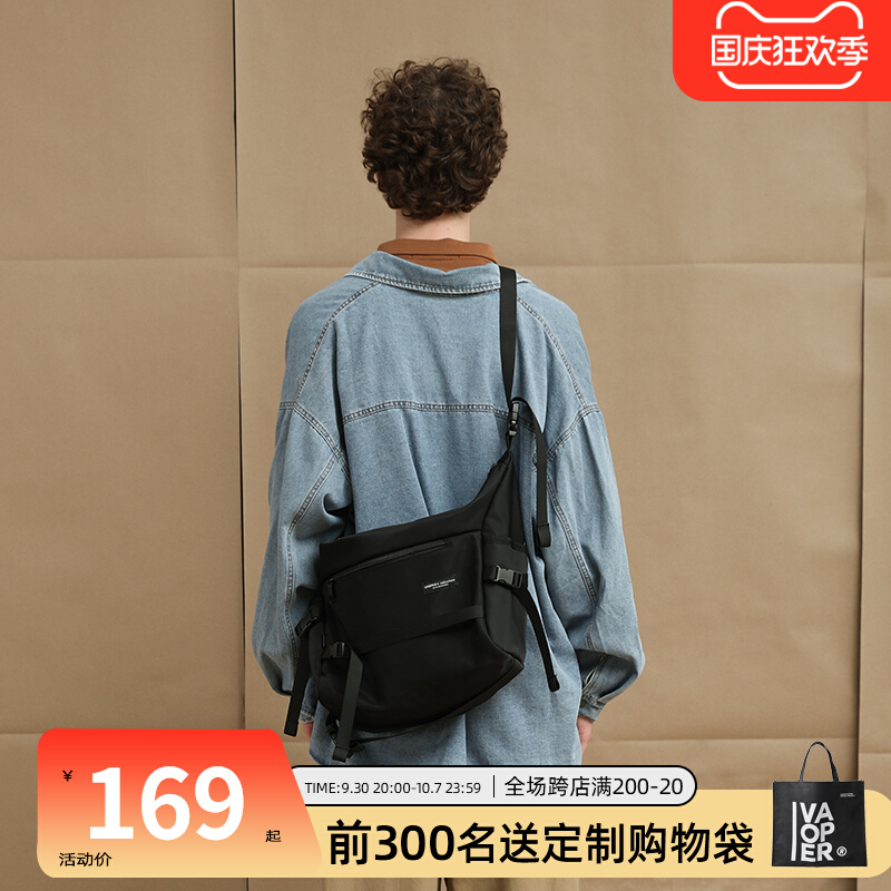 VAOPER feed brand messenger bag men's functional bag shoulder bag women's Japanese tooling bag schoolbag tide brand casual messenger bag