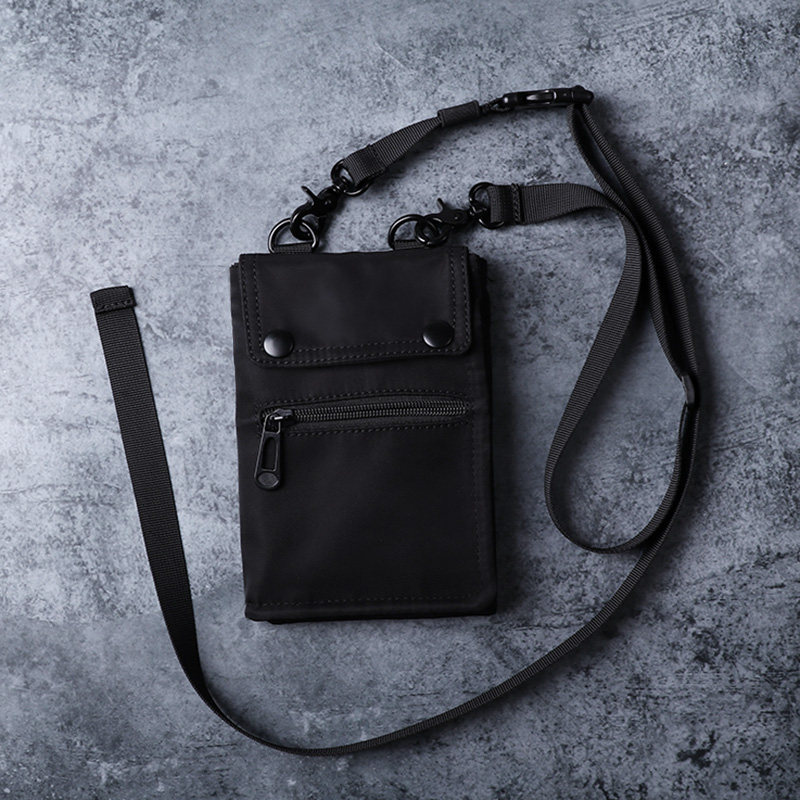 VAOPER feeding brand hip-hop street style one-shoulder messenger small mobile phone purse passport bag men's and women's portable