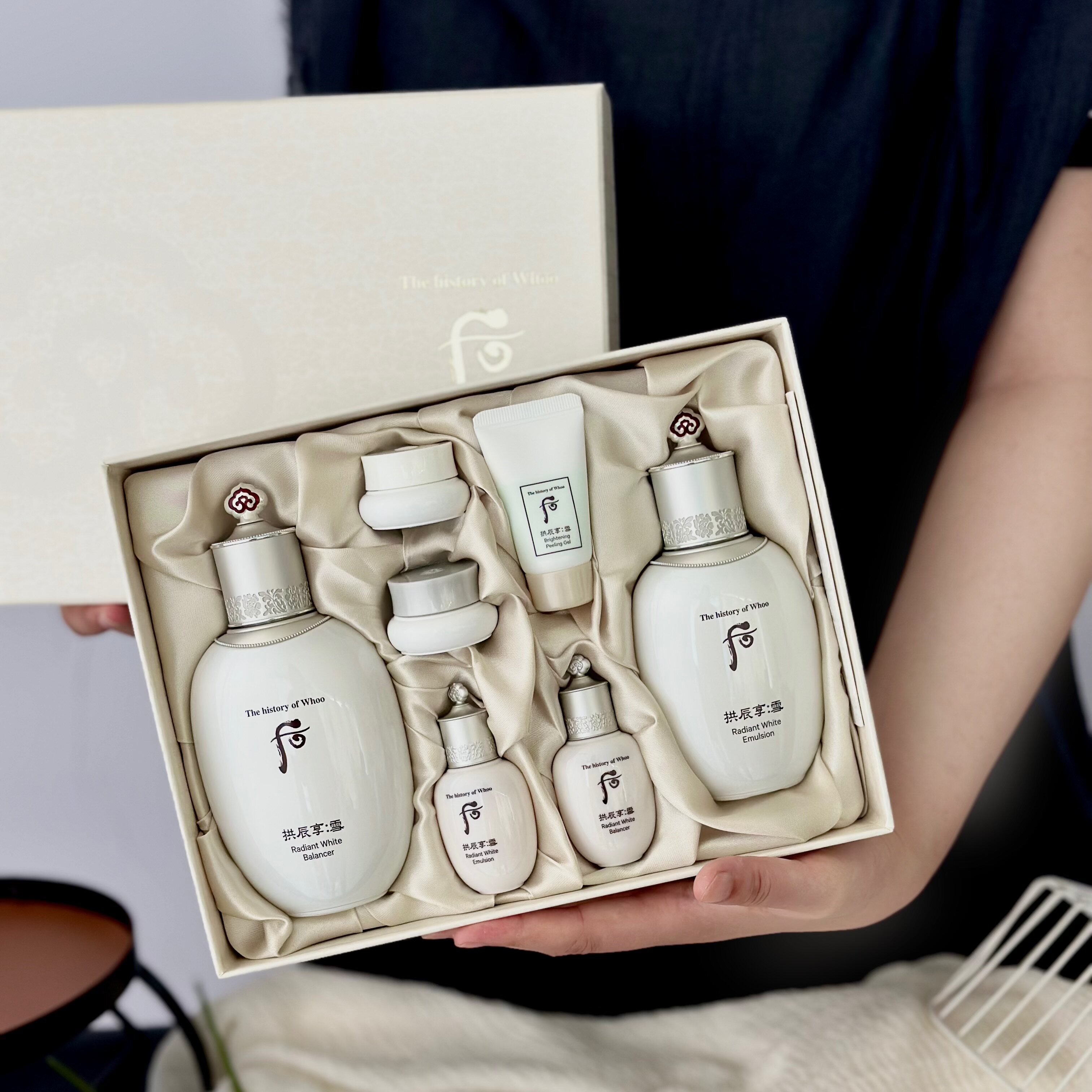 WHOO后雪美白套盒：黄皮星人的“提亮神器”来了！_面部护理套装_淘宝美妆网