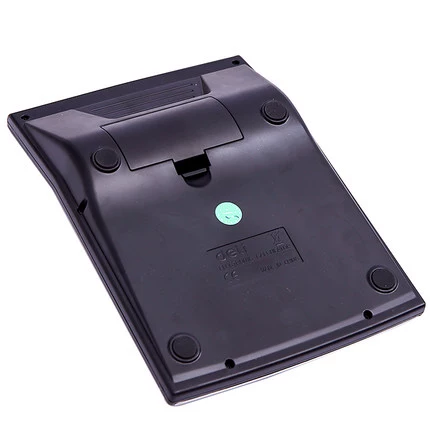 得力 1526 калькулятор финансовый супер большой экран 12 цифр офисный рабочий стол голосовой реальный человек с будильником