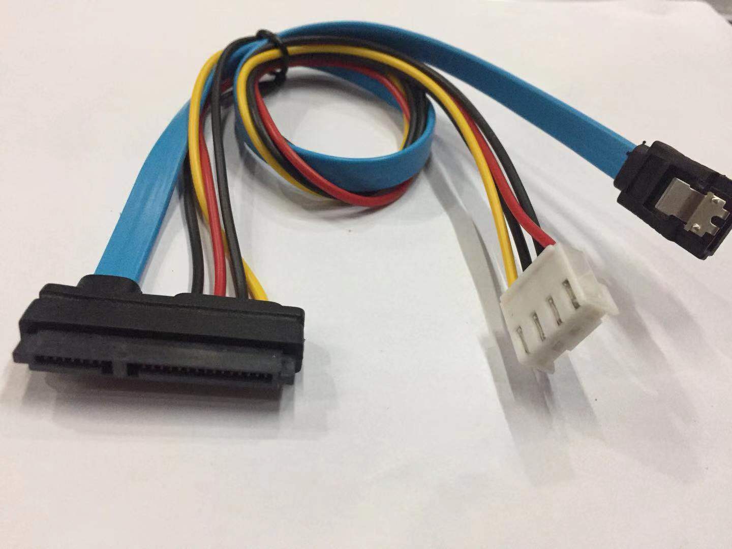 SATA data power cord 3 96 pitch 4pin Haicon security monitoring motherboard hard disc to take the electric integral line