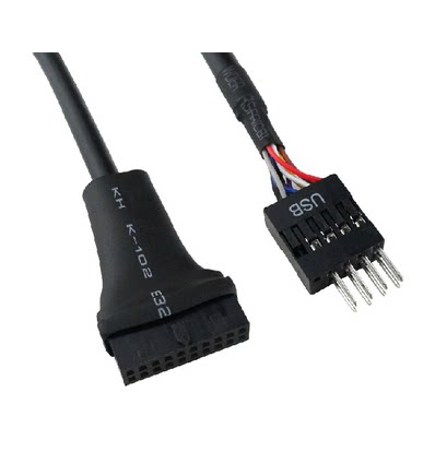 USB3 0 turn 2 0 switching line case front panel turn Main board 2 0 row pin line 20Pin turn 9pin wire-Taobao