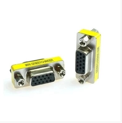 Vga female-to-female adapter straight-through double female VGA wire extension head 15-hole to 15-hole male-female converter