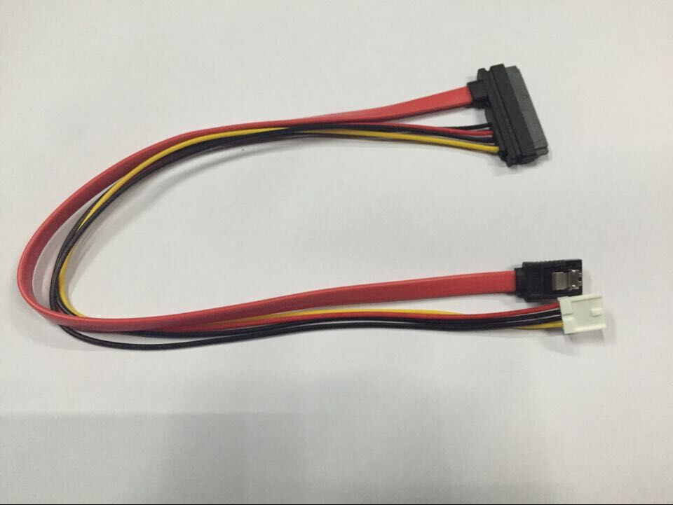 Desktop PC Power Small 4PIN SATA Transfer One Hard Disc Drive data Line Power Line 7 15P Line