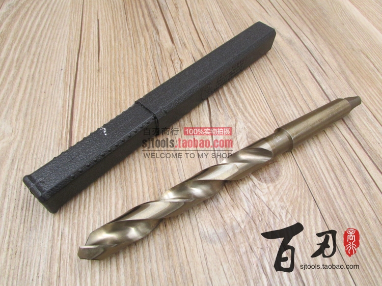 Stainless steel with cobalt cone handle twist drill 14-40mm can be machined stainless steel