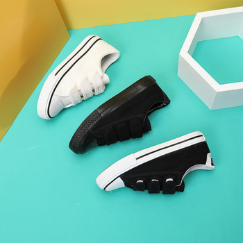 Girls' velcro canvas sneakers and boys' sneakers