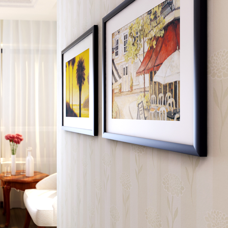 Solid wood photo frame hanging wall table 7 seven inches 6 5 16 A4 12 18 20 24 inch photo frame photo frame photo frame