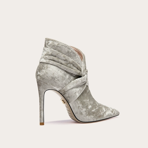 Lily Wei Универсальные элегантные демисезонные высокие короткие сапоги