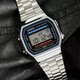 Casio watch men's retro small square small silver nugget student sports waterproof women's watch electronic watch A168WA-1