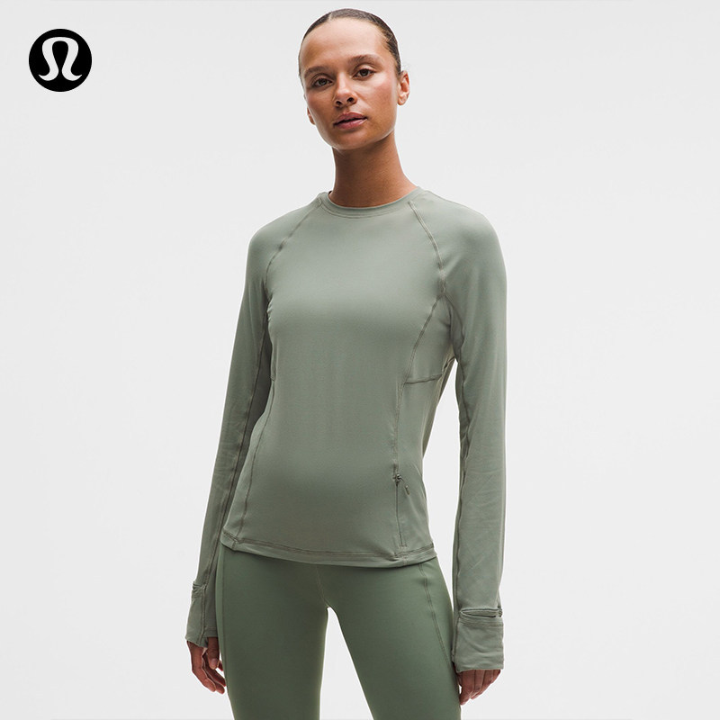 It's Rulu Women's Classic Fit Long Sleeve Sweatshirt | Moisture Wicking | Lululemon | Lw3Klws