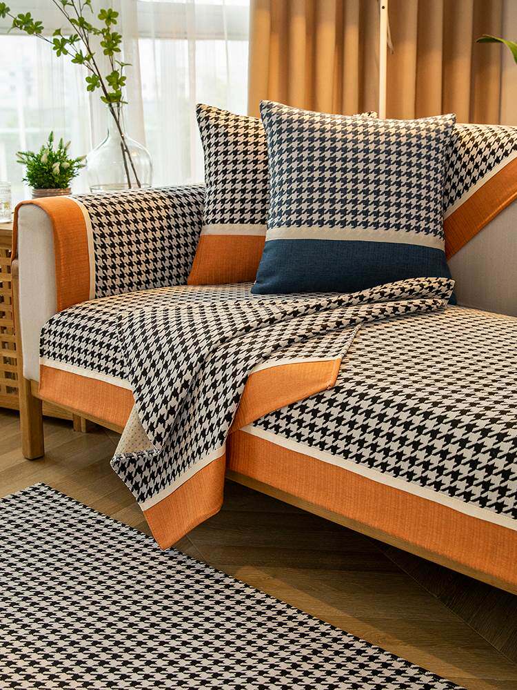 Cheniel Sofa Pad Four Seasons General Common Modern Birds Light Luxury Wind Pre-Slide Cover Customized