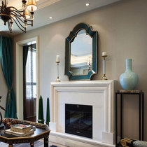 German imported modern American Nordic wallpaper solid color living room high-end villa full of plain color bedroom gray wallpaper