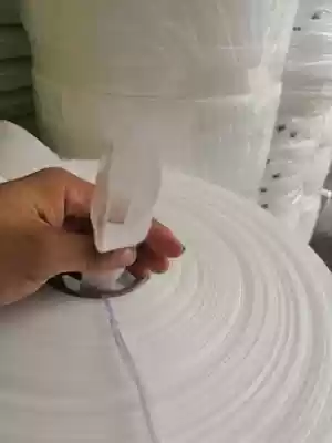 EPE pearl cotton glue pass 4CM wide foam cotton pass protective shoulder strap hand bag belt round tube two ends of the cotton cover