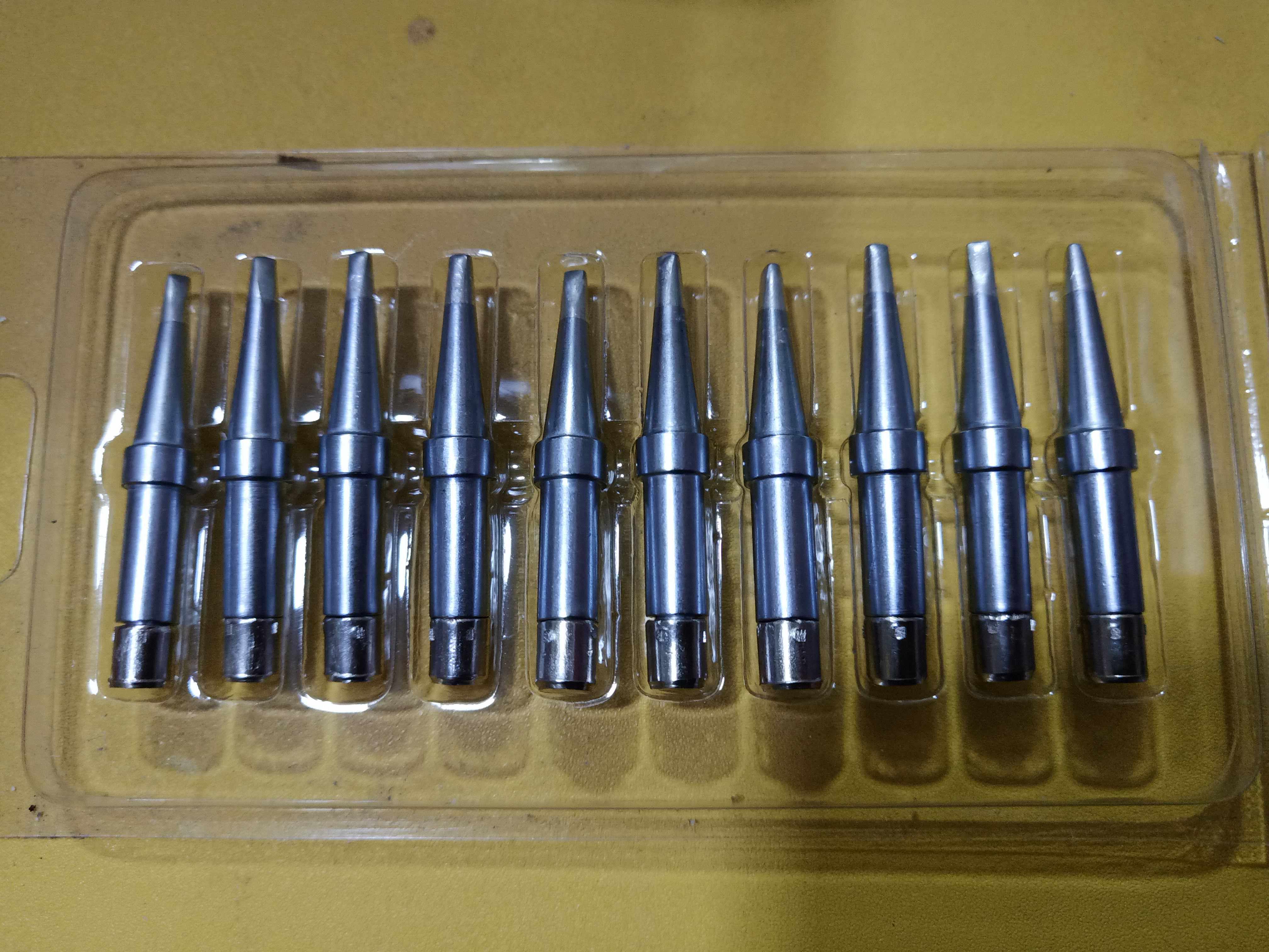 HD96 welding desk round head round pointed electric soldering iron head hd96 thermoregulation head with flat head red-branded iron head