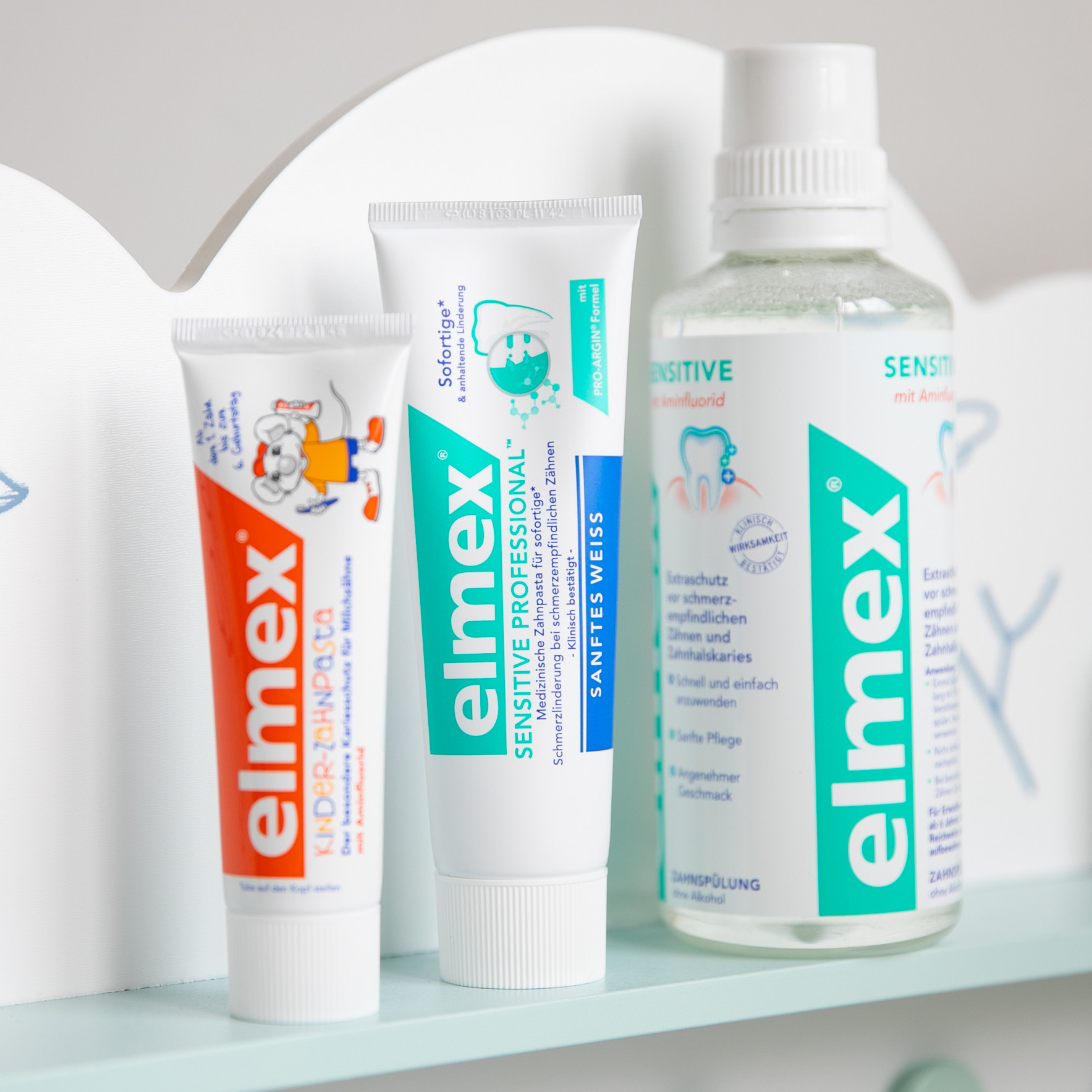 German elmex children's toothpaste anti-decay with fluorine swallowed 0-6-12-year-old baby