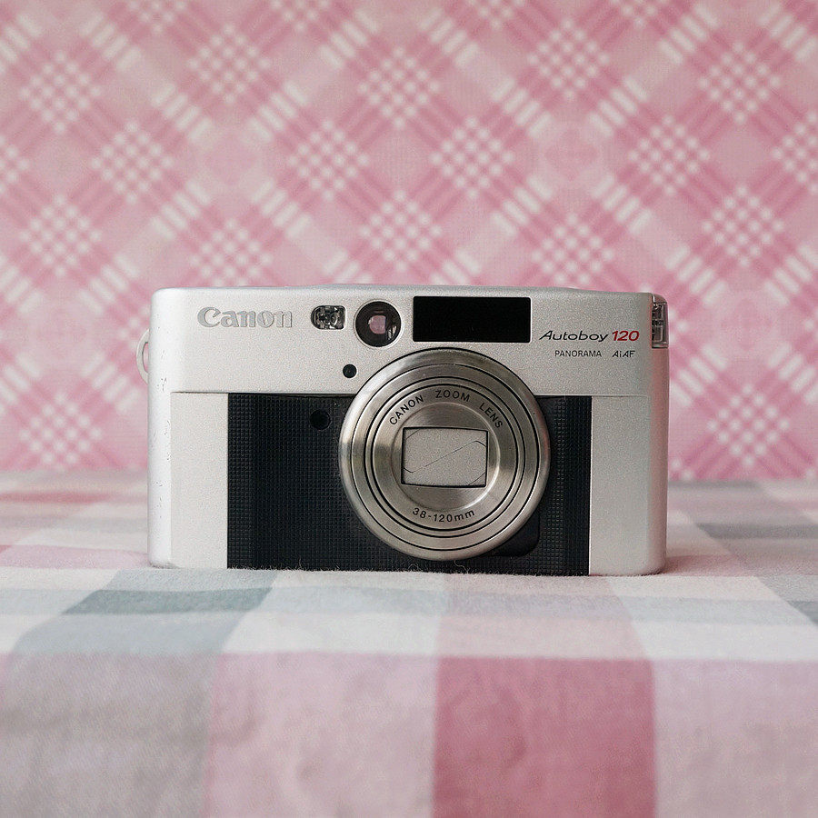 (retro) Canon Autoboy120 full metal high-end multifunction small automatic silly melon machine frequency wide