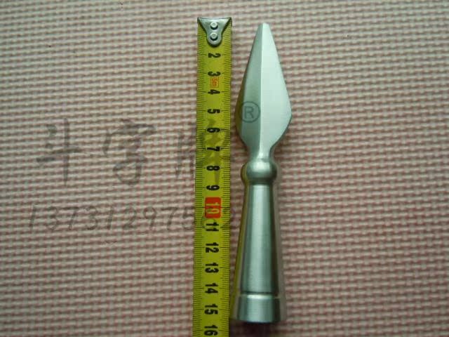 Chiến đấu từ thương hiệu võ thuật thiết bị thể thao thép không gỉ súng nhỏ đầu súng hiệu suất đầu súng không đầu nhọn - Taekwondo / Võ thuật / Chiến đấu dụng cụ đấm bốc