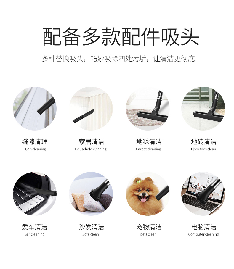 may hut Jinghua 1800w máy hút bụi gia đình mạnh khô và ướt thương mại công nghiệp công suất cao cầm tay loại máy hút bụi - Máy hút bụi robot lau nhà medion