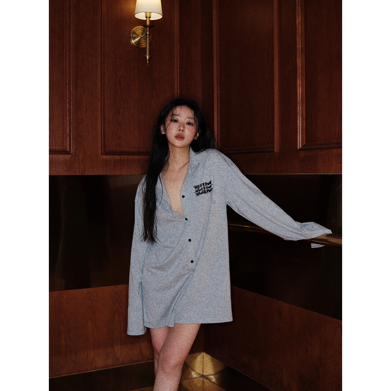 Wild R【One-Piece】Designer Original Printed Long-Sleeved Jumpsuit for Women, Summer Casual Loose Jumpsuit Wild R【One-Piece】Designer Original Printed Long-Sleeved Jumpsuit for Women, Summer Casual Loose Jumpsuit