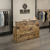 Clothing store Retro cashier counter Hotel restaurant Commercial industrial style restaurant Small front desk bar table