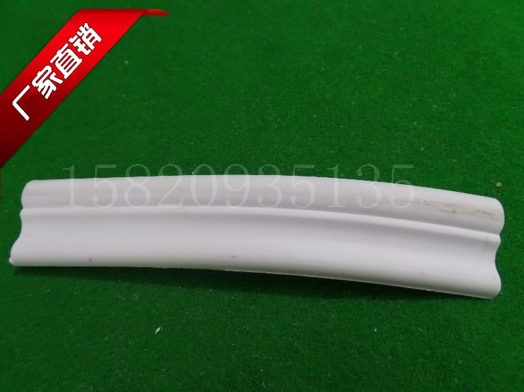 1234 dòng PVC dòng mềm trượt phụ kiện cửa nhựa đồ nội thất nhựa hoa uốn