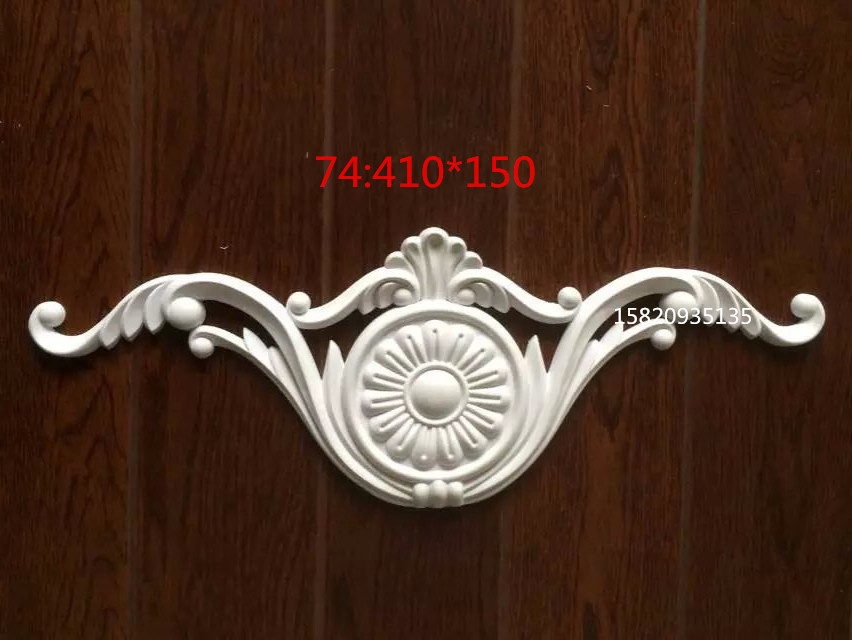 74 đồ nội thất Châu Âu nhựa hoa hoa phẳng closet door flower chân đồ nội thất phụ kiện cửa trượt phụ kiện trang trí