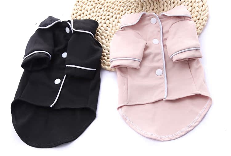 Quần áo chó Đồ ngủ Pháp điều hòa không khí nhà quần áo vật nuôi Teddy Bomeibi gấu pháp luật chiến đấu mèo trang phục hai chân quần áo - Quần áo & phụ kiện thú cưng phụ kiện cho thú cưng
