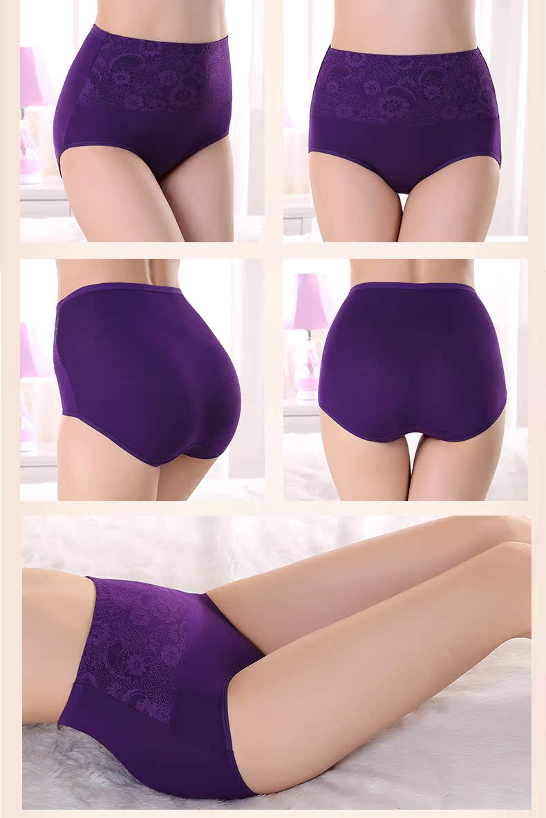 Viman pose 3 miếng Đồ lót phụ nữ eo cao quần bụng cơ thể định hình quần eo cao hông quần lót bụng không có dấu vết đồ lót cao cấp