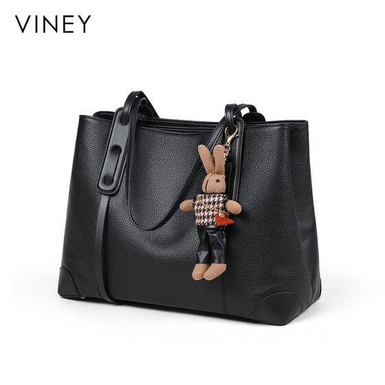 Viney Tote Bag 2026 New Summer Genuine Leather Women's Bag Large Capacity Shoulder Bag Handbag Underarm Bag Large Bag