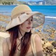 Viney Fischerhut, Sonnenschutzhut für Damen, Sommer 2025, neues Vinyl, Outdoor, Radfahren, Anti-UV, große Krempe