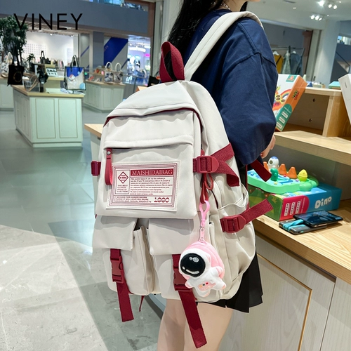 Viney Школьный рюкзак, сумка через плечо, вместительная и большая сумка для путешествий, для средней школы, подходит для студента