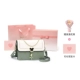 Зеленый с белым [Osten Pink Gift Box+Bouquet+lafite]