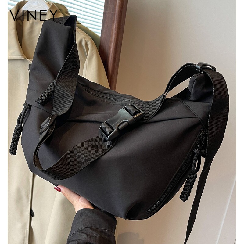 Viney Women's 2025 New Arrival Commuter Tote Bag Large Capacity Shoulder Canvas Bag For Spring And Summer - Thumbnail 3