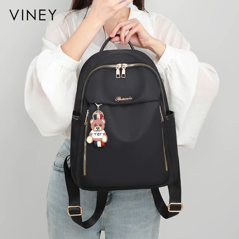 Рюкзак Viney, сумка через плечо, модная небольшая сумка, дорожная сумка, ноутбук, городской стиль, холщовая ткань оксфорд