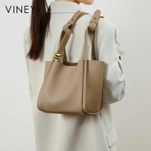 Viney Сумка через плечо, сумка на одно плечо, портативная корзина, осенняя, из натуральной кожи