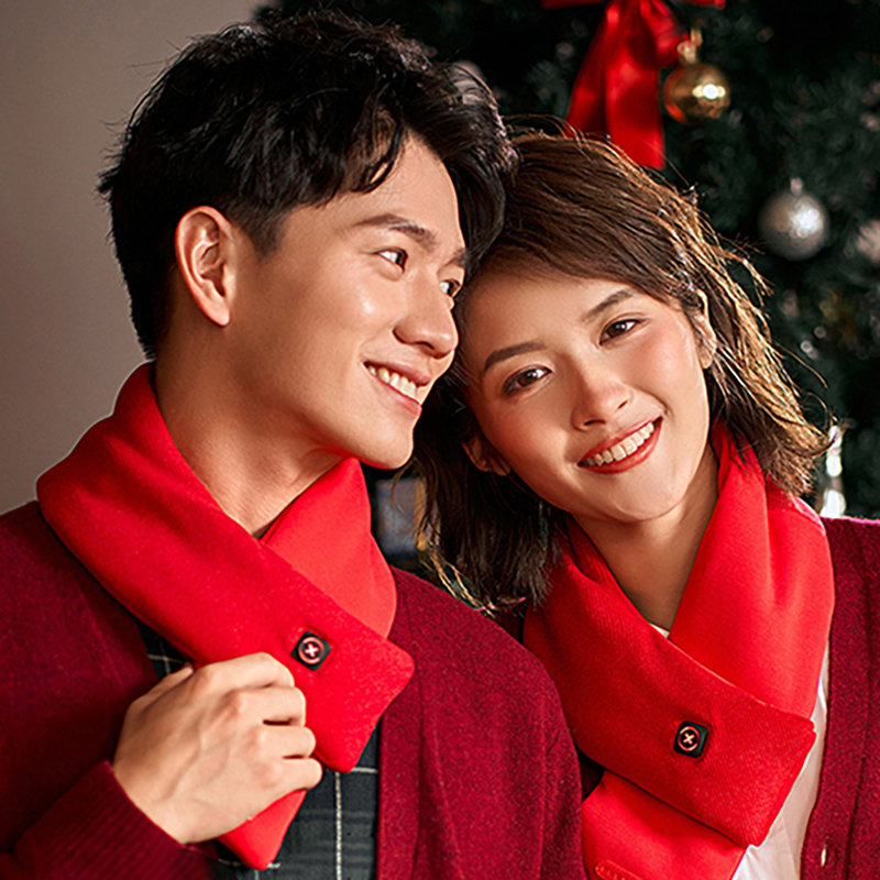 Flying Leath Smart Heating Scarves Winter Couples Fever Warm Protection Cervical Spine Hot neck Heating Heat Compress Scarves